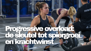 Progressive overload krachttraining groeicurve met trainingsprikkel en herstelfase